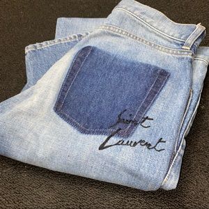 Saint Laurent Denim One Pocket Jeans - Women’s